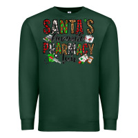 Sports Green santa's favorite pharmacy tech Premium Sweatshirt - Jasminsmagicworld