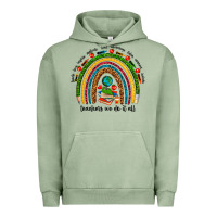Pigment Oil Green teachers we do it all rainbow Urban Hoodie - NancyCooperArtShop