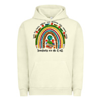 Pigment Pistachio teachers we do it all rainbow Urban Hoodie - NancyCooperArtShop