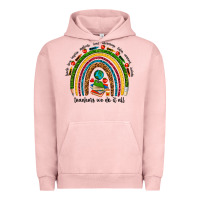 Pigment Salmon teachers we do it all rainbow Urban Hoodie - NancyCooperArtShop