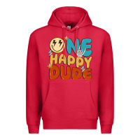 Cardinal one happy dude Premium Hoodie - MaliasSmallBusiness