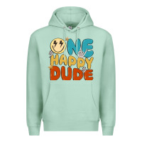 Seafoam one happy dude Premium Hoodie - MaliasSmallBusiness