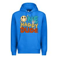 True Royal one happy dude Premium Hoodie - MaliasSmallBusiness