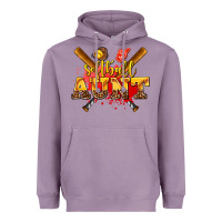 Lavender softball aunt Heavyweight Hoodie - AdoDesignShop