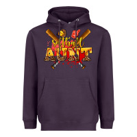 Plum softball aunt Heavyweight Hoodie - AdoDesignShop