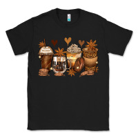 Black melanin afro coffee cups Classic Tee - Zillion Design Studio