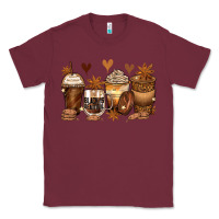 Burgundy melanin afro coffee cups Classic Tee - Zillion Design Studio