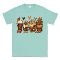 Seafoam melanin afro coffee cups Classic Tee - Zillion Design Studio
