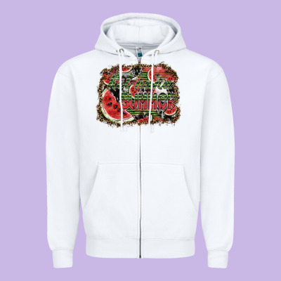 Hot Nana Summer Zipper Hoodie Designed By Sublimationcraftshop
