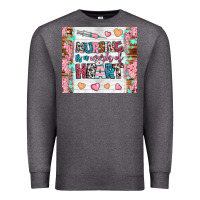 Charcoal Heather nursing is a work of heart tumbler Premium Sweatshirt - BundleAndBundleShop
