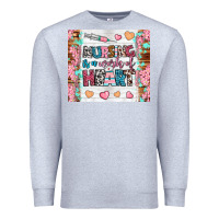 Heather Grey nursing is a work of heart tumbler Premium Sweatshirt - BundleAndBundleShop