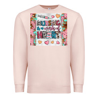 Pale Pink nursing is a work of heart tumbler Premium Sweatshirt - BundleAndBundleShop