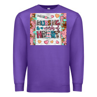 Purple nursing is a work of heart tumbler Premium Sweatshirt - BundleAndBundleShop