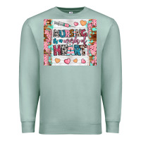 Seafoam nursing is a work of heart tumbler Premium Sweatshirt - BundleAndBundleShop