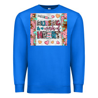 Nursing Is A Work Of Heart Tumbler Premium Sweatshirt | Teevron