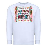 White nursing is a work of heart tumbler Premium Sweatshirt - BundleAndBundleShop