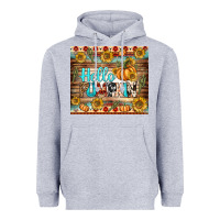 Heather Grey hello pumpkin tumbler Heavyweight Hoodie - BundleAndBundleShop