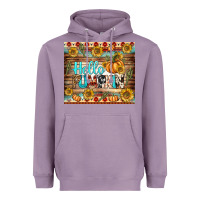 Lavender hello pumpkin tumbler Heavyweight Hoodie - BundleAndBundleShop
