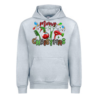 Heather Grey merry christmas hair dresser Urban Hoodie - MaliasSmallBusiness