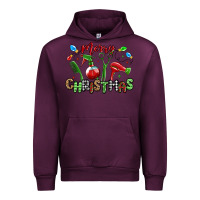 Mauve Wine merry christmas hair dresser Urban Hoodie - MaliasSmallBusiness