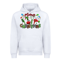 White merry christmas hair dresser Urban Hoodie - MaliasSmallBusiness