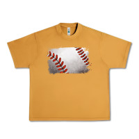 Peanut Butter baseball brushstroke Urban Heavy Tee - RanaPortraitStore