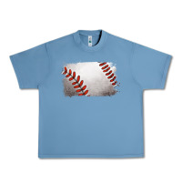 Pebble Blue baseball brushstroke Urban Heavy Tee - RanaPortraitStore