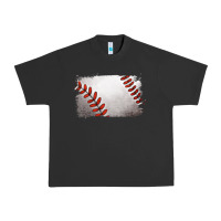 Pigment Black baseball brushstroke Urban Heavy Tee - RanaPortraitStore