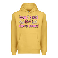 Antique Gold good girls read dirty books Premium Hoodie - MaliasSmallBusiness
