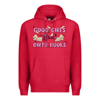 Cardinal good girls read dirty books Premium Hoodie - MaliasSmallBusiness
