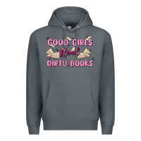 Rock good girls read dirty books Premium Hoodie - MaliasSmallBusiness