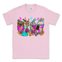 Bubblegum Pink hair hustler coffee cups Classic Tee - Zillion Design Studio