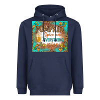 Navy pumpkin spice and everything nice Heavyweight Hoodie - BundleAndBundleShop