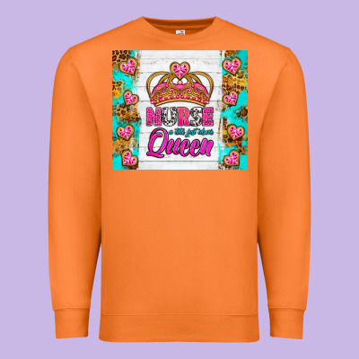 Nurse A Title Just Above Queen Tumbler Premium Sweatshirt Designed By Bundleandbundleshop