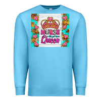 Ocean Blue nurse a title just above queen tumbler Premium Sweatshirt - BundleAndBundleShop