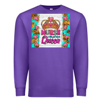 Purple nurse a title just above queen tumbler Premium Sweatshirt - BundleAndBundleShop