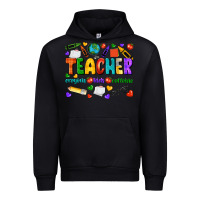Black teacher crayons kids caffeine Urban Hoodie - NancyCooperArtShop