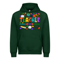 Forest Green teacher crayons kids caffeine Urban Hoodie - NancyCooperArtShop