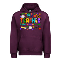 Mauve Wine teacher crayons kids caffeine Urban Hoodie - NancyCooperArtShop