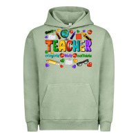 Pigment Oil Green teacher crayons kids caffeine Urban Hoodie - NancyCooperArtShop