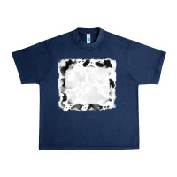 Navy black and white cowhide frames Urban Heavy Tee - RanaPortraitStore