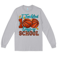 Moon Dust i tackled 100days of school basketball Long Sleeve Tee - texasbilliewilder