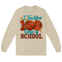 Mushroom i tackled 100days of school basketball Long Sleeve Tee - texasbilliewilder