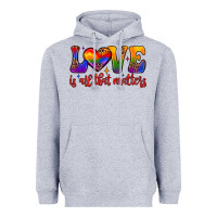 Heather Grey love is all that matters Heavyweight Hoodie - JahusDesignShop