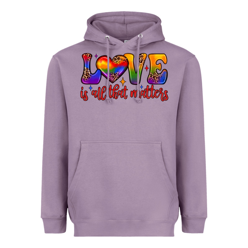 Love Is All That Matters Heavyweight Hoodie by JahusDesignShop | Teevron