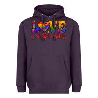 Plum love is all that matters Heavyweight Hoodie - JahusDesignShop