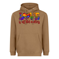 Toasted Coconut love is all that matters Heavyweight Hoodie - JahusDesignShop