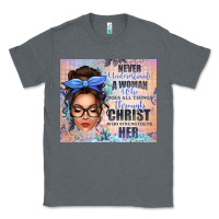 Charcoal Heather never underestimate a woman who does all things th Classic Tee - texasbilliewilder