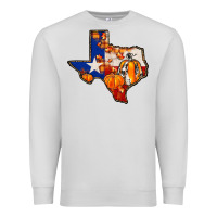 Dove Grey texas map fall Premium Sweatshirt - JahusDesignShop