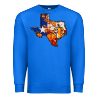 True Royal texas map fall Premium Sweatshirt - JahusDesignShop
